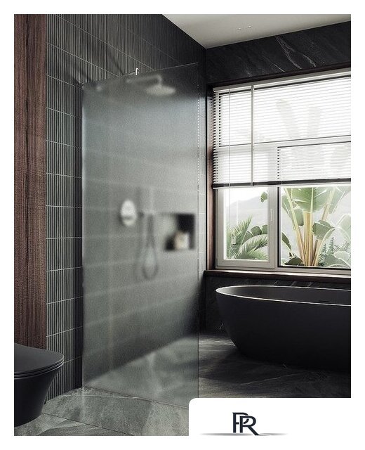 Душевая стенка MaybahGlass 89x195 MGD-690-4ш (сатин стекло/хром глянцевый) - Изображение №3 — Интернет-магазин ПроЗаказ