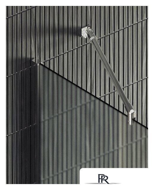 Душевая стенка MaybahGlass 89x195 MGD-690-4ш (сатин стекло/хром глянцевый) - Изображение №5 — Интернет-магазин ПроЗаказ