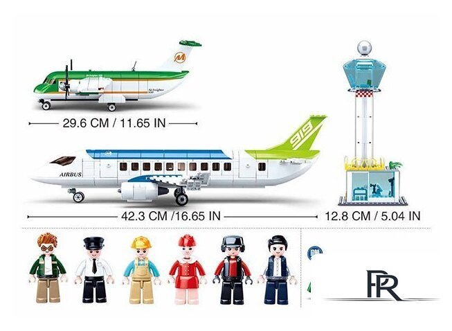 Конструктор Sluban Aviation M38-B0930 Аэропорт - Изображение №2 — Интернет-магазин ПроЗаказ