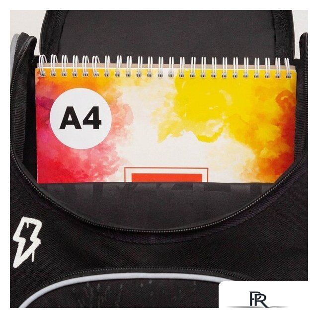 Школьный рюкзак Grizzly RAm-585-8 (черный/салатовый) - Изображение №10 — Интернет-магазин ПроЗаказ