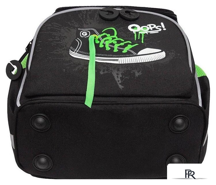 Школьный рюкзак Grizzly RAm-585-8 (черный/салатовый) - Изображение №5 — Интернет-магазин ПроЗаказ