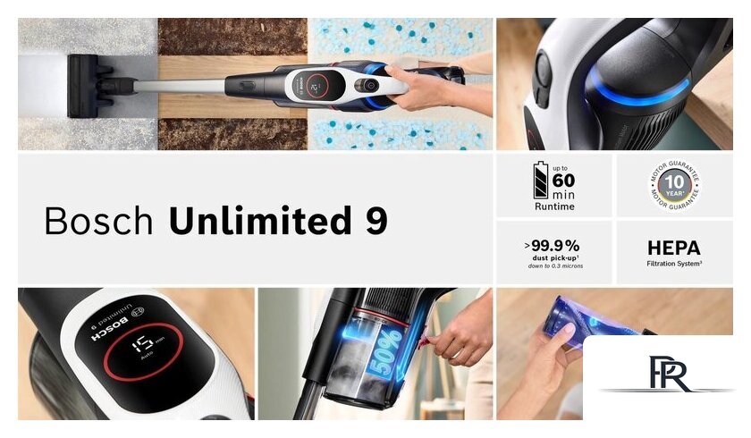 Пылесос Bosch Unlimited 9 BBS931WBA - Изображение №14 — Интернет-магазин ПроЗаказ