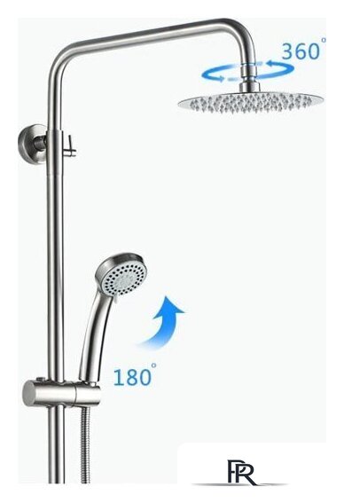 Душевая система  Ledeme L72405 - Изображение №2 — Интернет-магазин ПроЗаказ