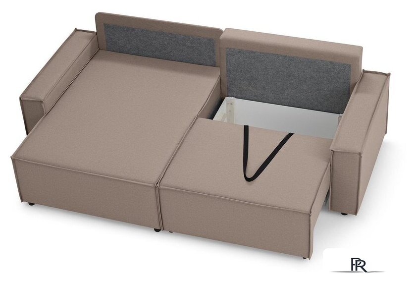 Угловой диван Mio Tesoro Дюссельдорф 293 1.5ек-1.5пф (1176 Savanna Plus Mocca) - Изображение №8 — Интернет-магазин ПроЗаказ