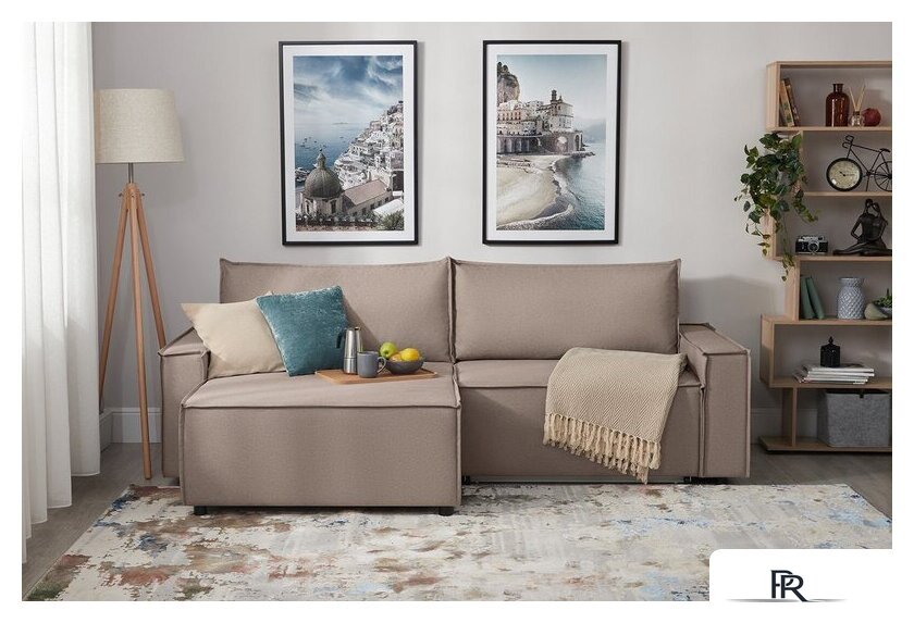 Угловой диван Mio Tesoro Дюссельдорф 293 1.5ек-1.5пф (1176 Savanna Plus Mocca) - Изображение №12 — Интернет-магазин ПроЗаказ