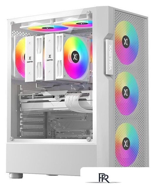 Корпус XASTRA A302 4FRGB WH (белый) - Изображение №1 — Интернет-магазин ПроЗаказ