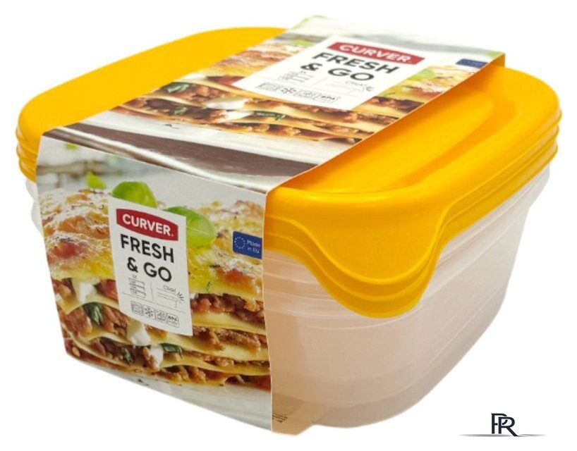 Набор контейнеров Curver СВЧ 3х0.8л 6308559-007 - Изображение №1 — Интернет-магазин ПроЗаказ