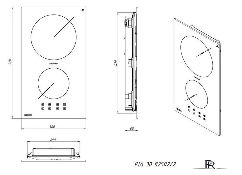 Варочная панель Akpo PIA 6802 (черный) - Изображение №5 — Интернет-магазин ПроЗаказ