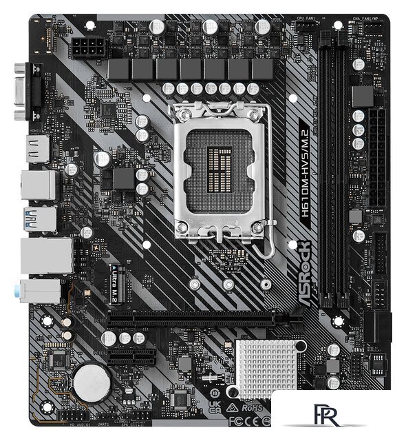 Материнская плата ASRock H610M-HVS/M.2 R2.0 - Изображение №1 — Интернет-магазин ПроЗаказ