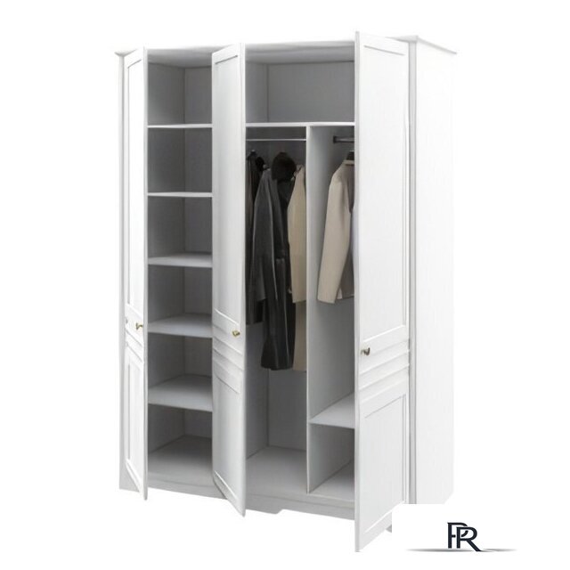 Шкаф распашной Неман мебель Денвер МН-040-18 (белый) - Изображение №2 — Интернет-магазин ПроЗаказ