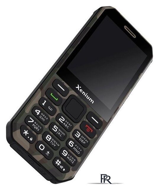 Кнопочный телефон Xenium X300 (зеленый камуфляж) - Изображение №6 — Интернет-магазин ПроЗаказ