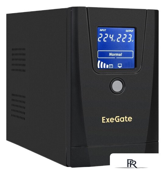 Источник бесперебойного питания ExeGate SpecialPro Smart LLB-1000.LCD.AVR.1SH.2C13 EX292787RUS - Изображение №1 — Интернет-магазин ПроЗаказ