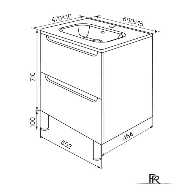  IDDIS Тумба с умывальником Edifice 60 EDI60WFi95K - Изображение №8 — Интернет-магазин ПроЗаказ