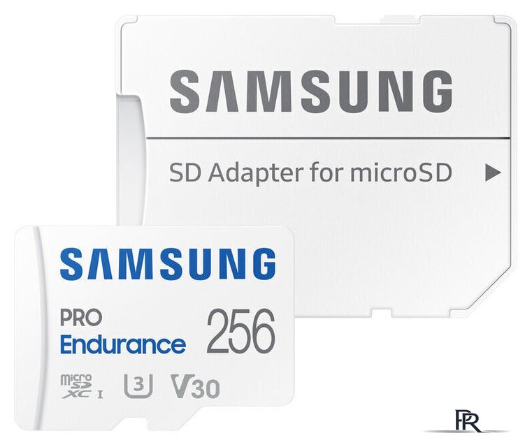 Карта памяти Samsung PRO Endurance+ microSDXC 256GB (с адаптером) - Изображение №1 — Интернет-магазин ПроЗаказ