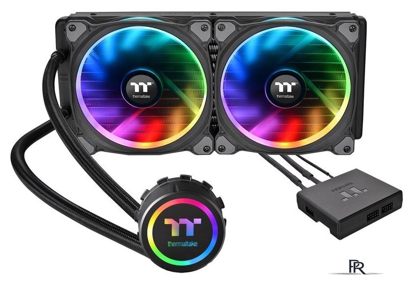 Система жидкостного охлаждения для процессора Thermaltake Floe Riing RGB 280 TT Premium Edition - Изображение №1 — Интернет-магазин ПроЗаказ
