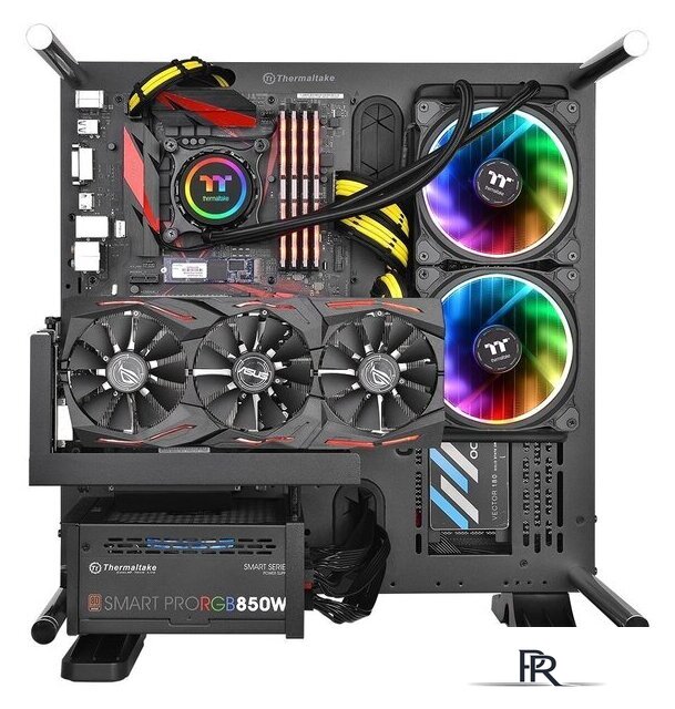 Система жидкостного охлаждения для процессора Thermaltake Floe Riing RGB 280 TT Premium Edition - Изображение №5 — Интернет-магазин ПроЗаказ