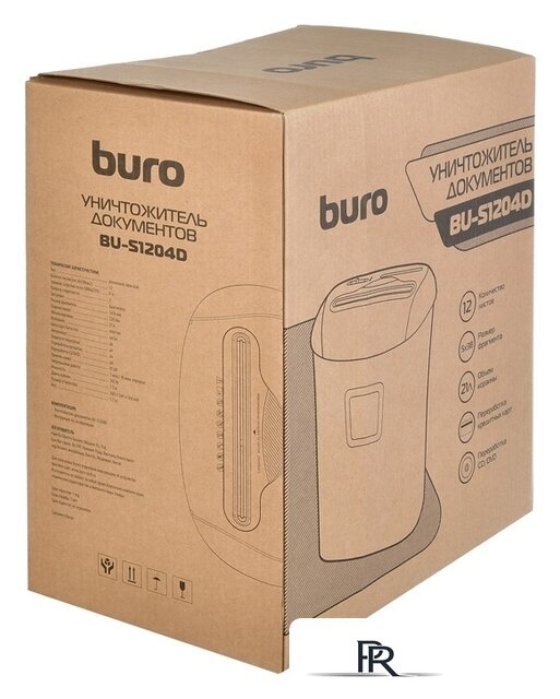 Шредер Buro Office BU-S1204D - Изображение №10 — Интернет-магазин ПроЗаказ