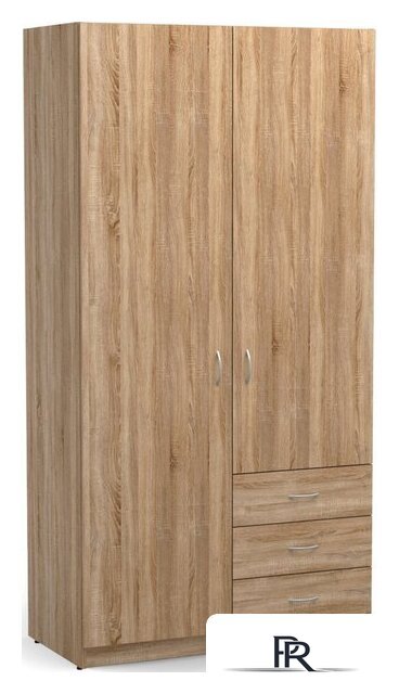 Шкаф распашной Involux Престон 226H111 (сонома/белый) - Изображение №1 — Интернет-магазин ПроЗаказ