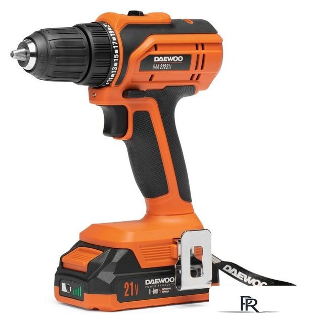 Дрель-шуруповерт Daewoo Power DAA 2122Li Set (с 2-мя АКБ, кейс) - Изображение №2 — Интернет-магазин ПроЗаказ