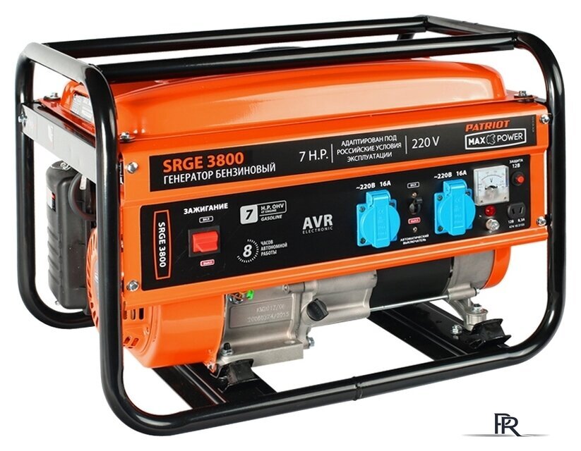 Бензиновый генератор Patriot Max Power SRGE 3800 - Изображение №1 — Интернет-магазин ПроЗаказ