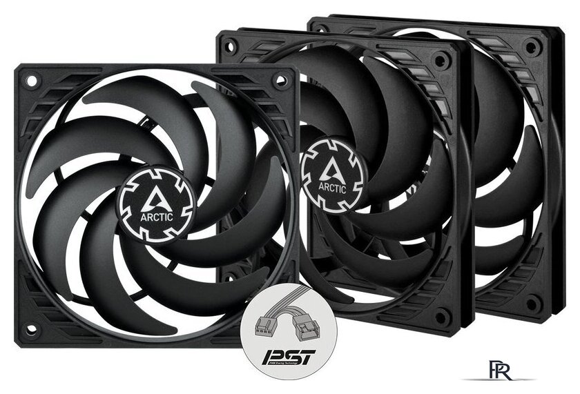 Комплект вентиляторов для корпуса Arctic P12 Slim PWM PST 3 PCS Value Pack ACFAN00275A - Изображение №1 — Интернет-магазин ПроЗаказ