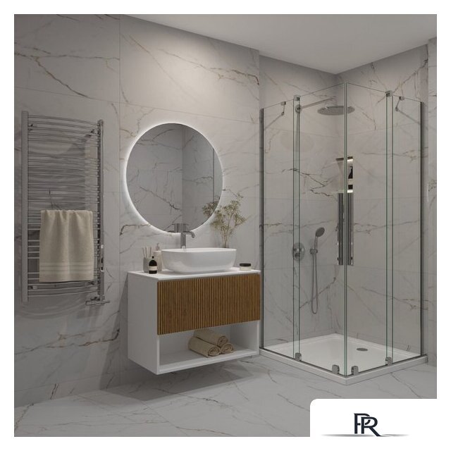  ЗОВ Тумба под умывальник Кито-2 2K80LW0MRMC-LDSPW (белый/тростник) - Изображение №7 — Интернет-магазин ПроЗаказ