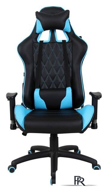 Игровое (геймерское) кресло Brabix GT Master GM-110 (черный/голубой) - Изображение №5 — Интернет-магазин ПроЗаказ