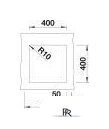 Кухонная мойка Blanco Subline 400-U Coloured Components 527788 (мягкий белый) - Изображение №10 — Интернет-магазин ПроЗаказ