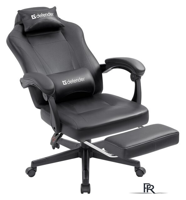 Игровое (геймерское) кресло Defender Cruiser (черный) - Изображение №1 — Интернет-магазин ПроЗаказ