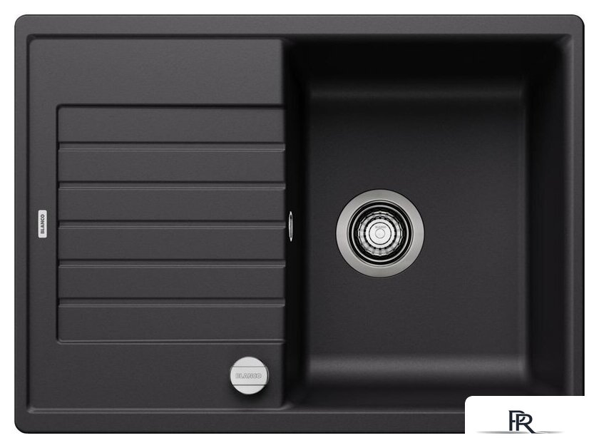 Кухонная мойка Blanco Zia 45 S Compact 526008 (черный, клапан-автомат) - Изображение №1 — Интернет-магазин ПроЗаказ