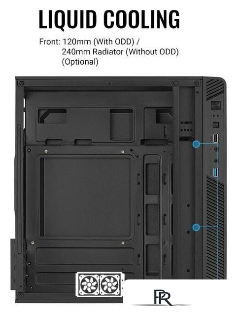 Корпус AeroCool CS-106 CS-106-S-BK-v1 - Изображение №12 — Интернет-магазин ПроЗаказ