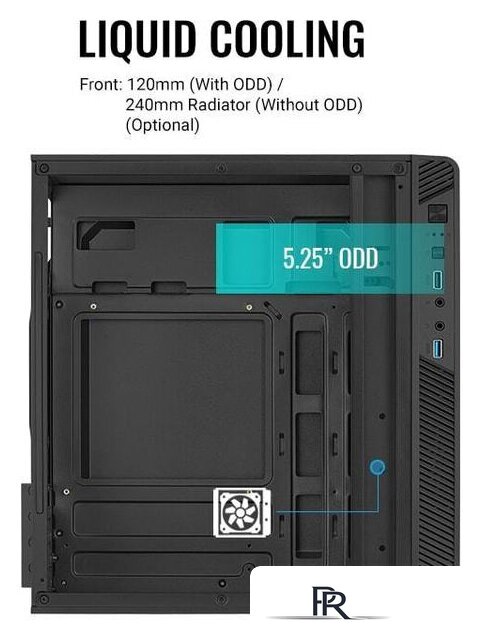 Корпус AeroCool CS-106 CS-106-S-BK-v1 - Изображение №13 — Интернет-магазин ПроЗаказ