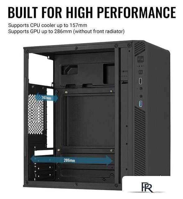 Корпус AeroCool CS-106 CS-106-S-BK-v1 - Изображение №14 — Интернет-магазин ПроЗаказ