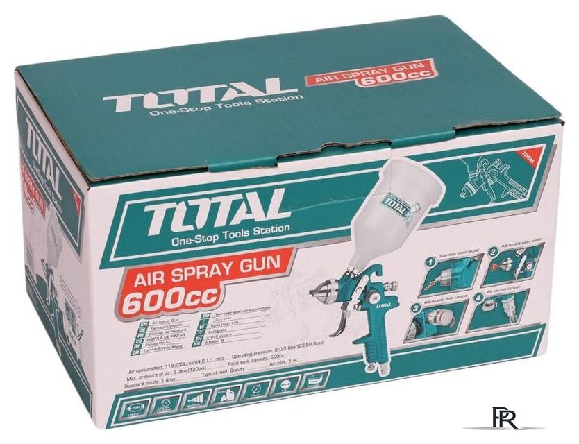 Краскопульт Total TAT10601 - Изображение №12 — Интернет-магазин ПроЗаказ