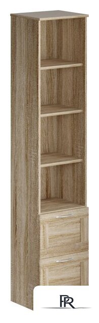 Стеллаж Mio Tesoro Сириус 2 ящика 39x190 2.02.07.140.3 (сонома) - Изображение №1 — Интернет-магазин ПроЗаказ