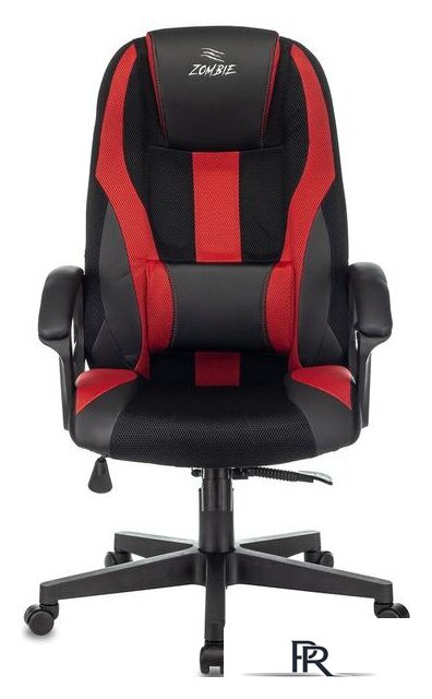 Игровое (геймерское) кресло Zombie 9 (черный/красный) - Изображение №2 — Интернет-магазин ПроЗаказ