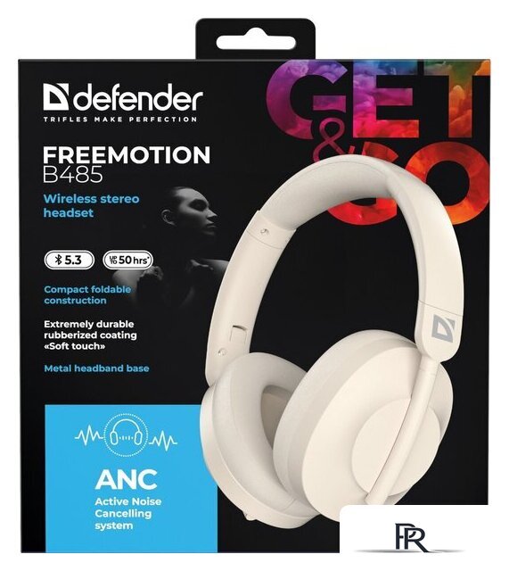 Наушники Defender FreeMotion B485 (бежевый) - Изображение №11 — Интернет-магазин ПроЗаказ