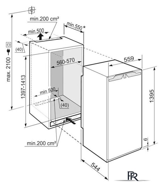 Однокамерный холодильник Liebherr SIBP 1650 - Изображение №6 — Интернет-магазин ПроЗаказ
