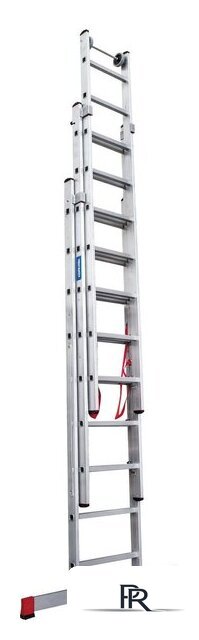 Лестница-стремянка Новая высота NV 523 трёхсекционная индустриальная 3x9 ступеней - Изображение №3 — Интернет-магазин ПроЗаказ