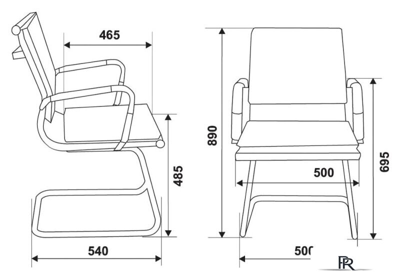 Офисный стул Бюрократ CH-993-Low-V (коричневый) - Изображение №5 — Интернет-магазин ПроЗаказ
