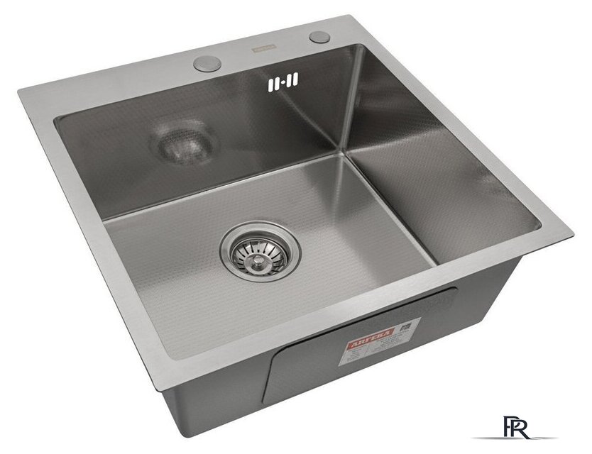 Кухонная мойка ARFEKA Eco AR 500*500 Satin Decor - Изображение №1 — Интернет-магазин ПроЗаказ