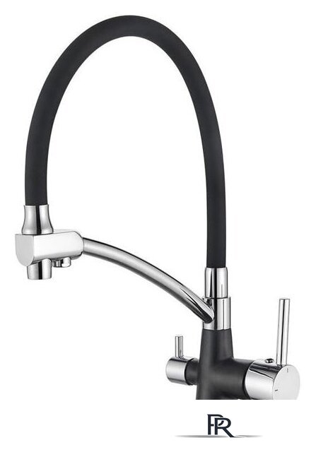 Смеситель Ledeme L4855B-2 (черный/черный) - Изображение №1 — Интернет-магазин ПроЗаказ