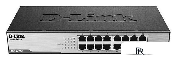 Неуправляемый коммутатор D-Link DES-1016D/I1A - Изображение №1 — Интернет-магазин ПроЗаказ