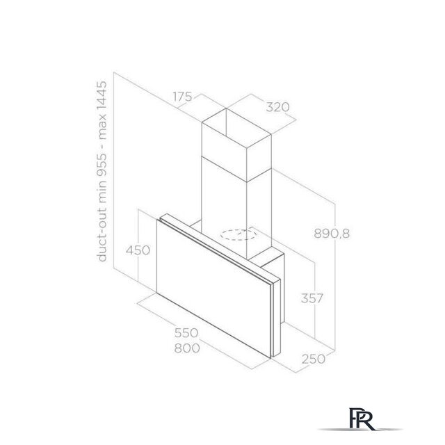 Кухонная вытяжка Elica Plat BL/F/80 - Изображение №3 — Интернет-магазин ПроЗаказ
