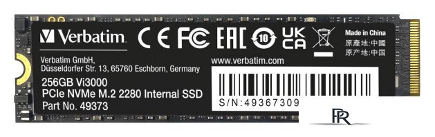 SSD Verbatim Vi3000 256GB 49373 - Изображение №1 — Интернет-магазин ПроЗаказ