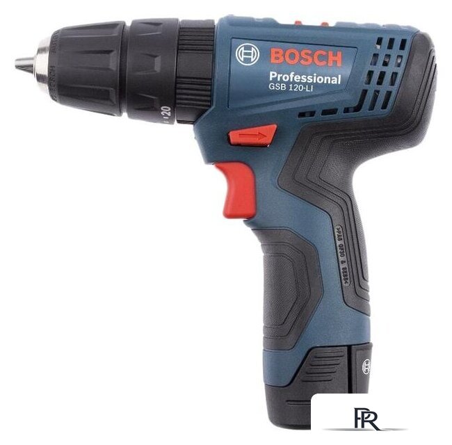 Ударная дрель-шуруповерт Bosch GSB 120-LI Professional 06019G8102 (с 2-мя АКБ, кейс, набор оснастки) - Изображение №3 — Интернет-магазин ПроЗаказ