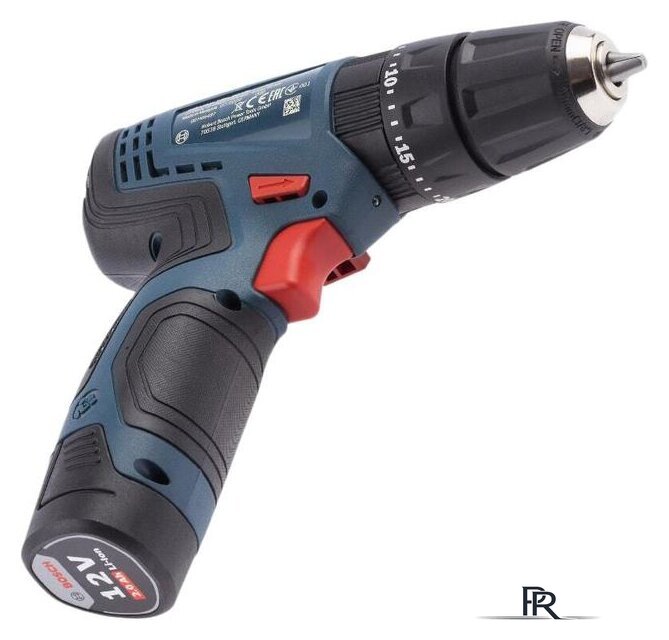 Ударная дрель-шуруповерт Bosch GSB 120-LI Professional 06019G8102 (с 2-мя АКБ, кейс, набор оснастки) - Изображение №5 — Интернет-магазин ПроЗаказ