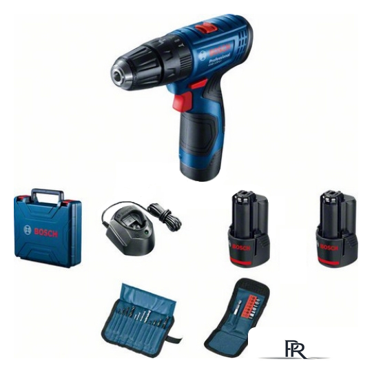 Ударная дрель-шуруповерт Bosch GSB 120-LI Professional 06019G8102 (с 2-мя АКБ, кейс, набор оснастки) - Изображение №1 — Интернет-магазин ПроЗаказ