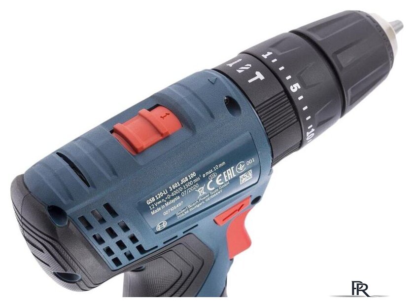 Ударная дрель-шуруповерт Bosch GSB 120-LI Professional 06019G8102 (с 2-мя АКБ, кейс, набор оснастки) - Изображение №10 — Интернет-магазин ПроЗаказ