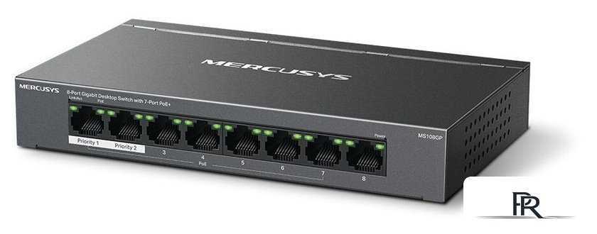 Неуправляемый коммутатор Mercusys MS108GP - Изображение №2 — Интернет-магазин ПроЗаказ